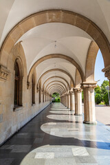 Fototapeta premium Western Asia, South Caucasus, Republic of Georgia, Shida Kartli, Dzveli Gori, Gori. Arches near the Stalin Museum.