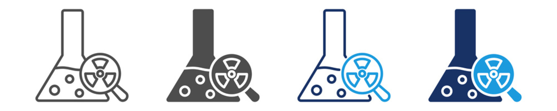 toxicity icon set with multiple concept