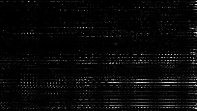 ASCII Data Noise Texture Loop