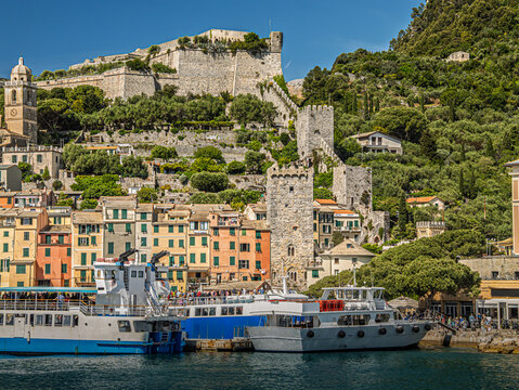Old Fortifications Extend Into Porto Venere