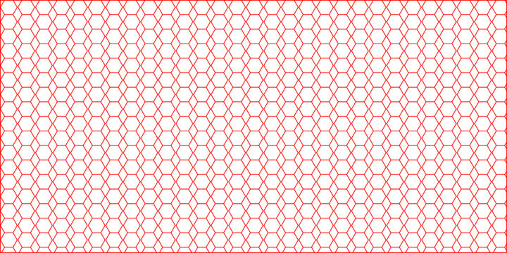 Light pink hexagon seamless vector pattern, geometric abstract tessellation grid design background for modern digital artwork
