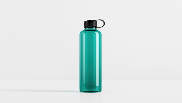 green bottle with a liquid