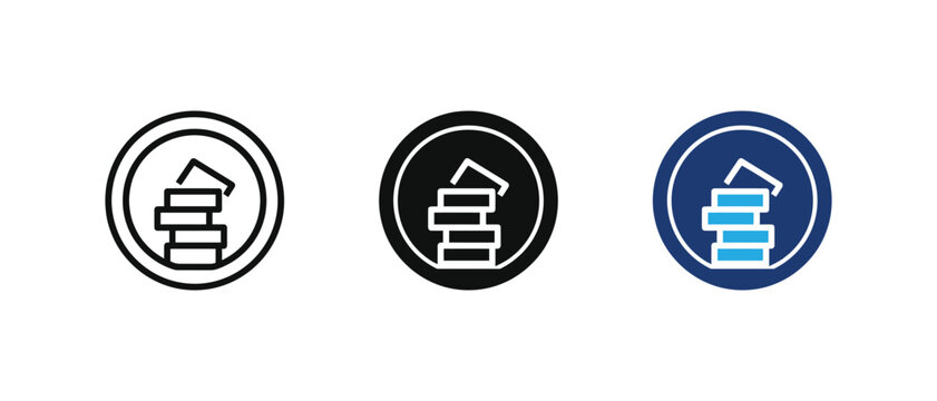 SEO optimization, Growth, Increase, Progress, Success icons. Vector illustration