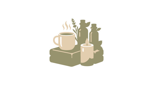 Illustration of a cup of coffee.