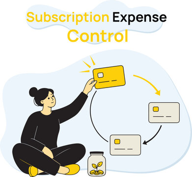 Subscription expense control and recurring payment management