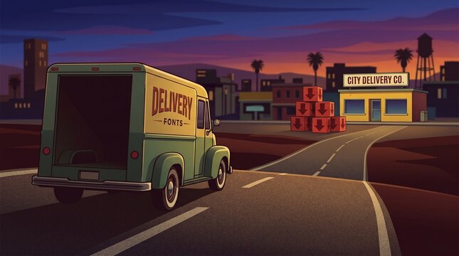 Dismayed Businessman Standing Beside Red Cubes on City Street &ndash; Business Failure Vector Illustration
