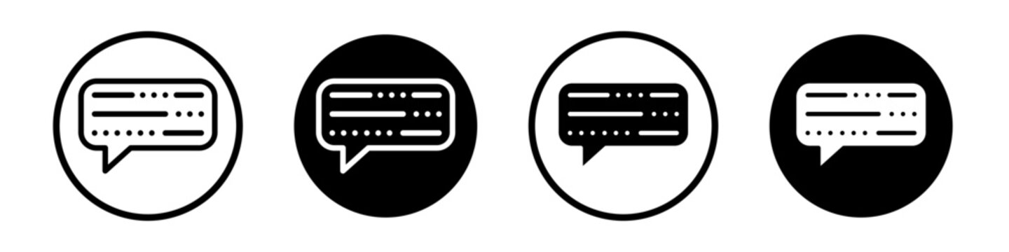 Morse code icons pack in black and white versions for web.
