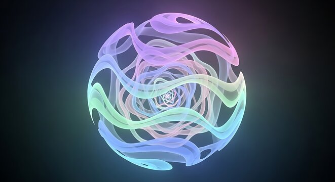 Abstract 3D rendering of a glowing brain with neural network.