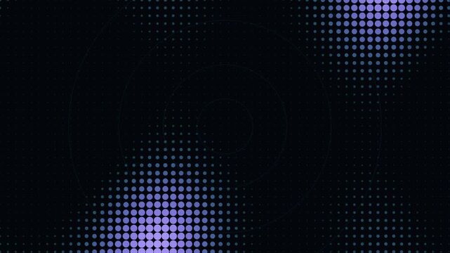 abstract blue background with dots , pulse effect video for finance 