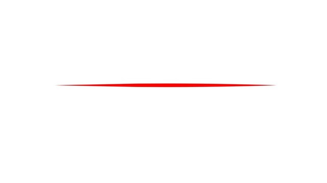Animated hand drawn red line on black background for minimalist sketching projects whiteboard animations