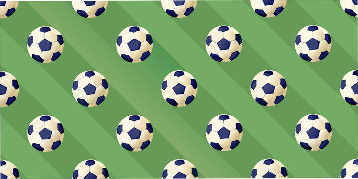 Soccer ball egg pattern with diagonal stripes vector illustration
