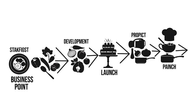 Business growth stages from startup to launch and beyond.