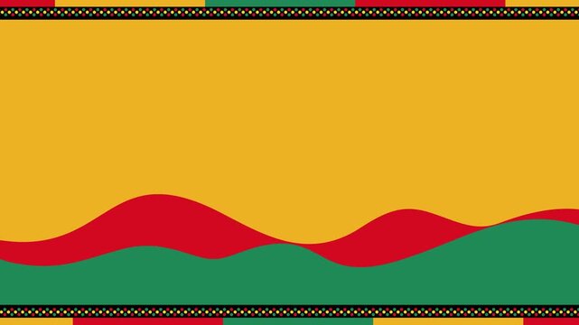 Juneteenth background animation celebrating freedom. Suitable for juneteenth event promotions and social media graphics