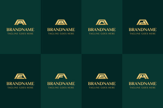 Letters NA NB NC ND NE NF NG NH Gold Bar Logo, symbolizing wealth, value, and premium quality