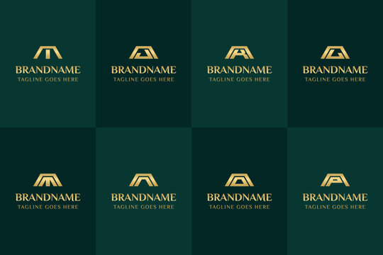 Letters NI NJ NK NL NM NN NO NP Gold Bar Logo, symbolizing wealth, value, and premium quality