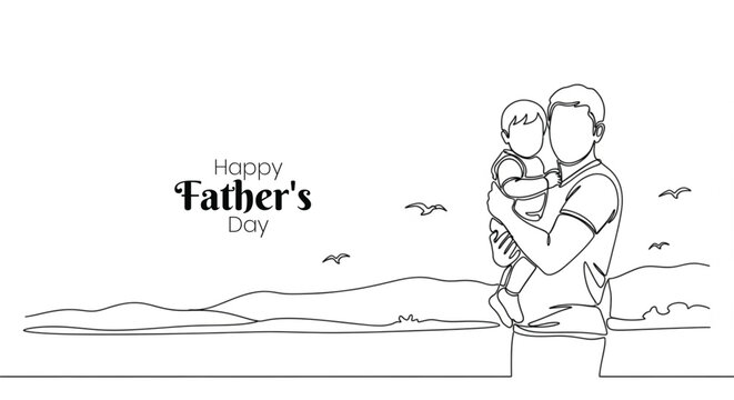 Father's Day Celebration Graphic Template