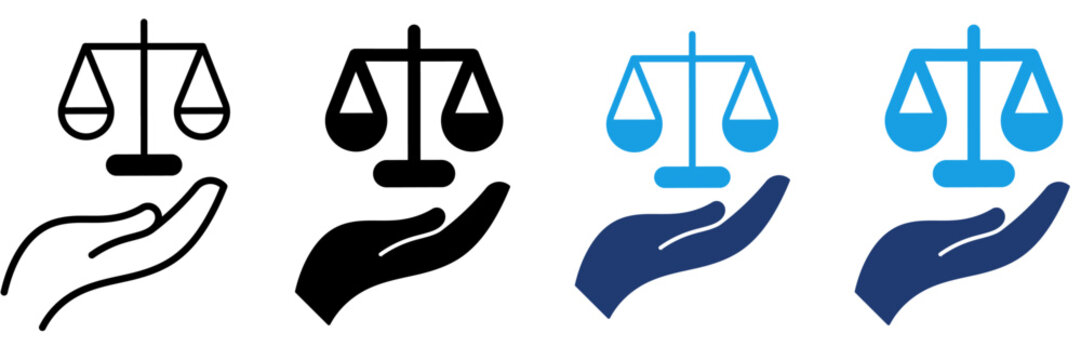 Legal Advice and Care icon collections.