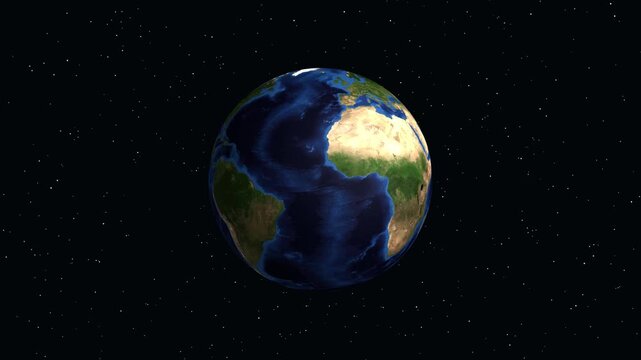 Satellite Zoom Animation Into Francistown Botswana with Regional Data Overlay