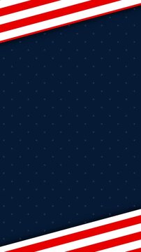 Seamless Looping Diagonal Patriot Bg -  Vertical Motion Background 4K 60fps