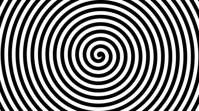 Seamless Looping Hypnotic Spiral -  Classic Motion Background 4K 60fps