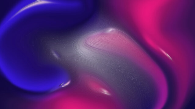 Abstract Liquid Gradient Background in Blue and Pink
