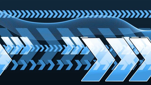Arrow minimal background geometric directional animation
