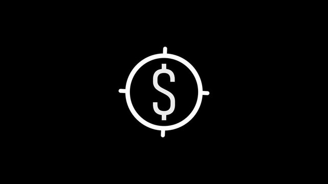 Flashing Neon $10 Sign: Vibrant Price Offer Background Loop Animation