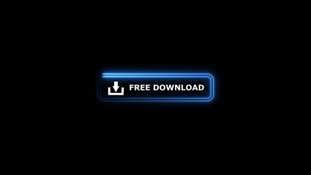 Neon Glow Free Download Button Animation
