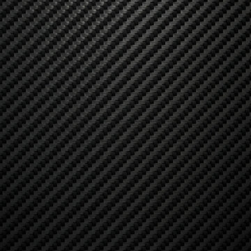Black carbon fiber texture background with diagonal woven composite pattern