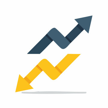 Up and Down Trend Arrows