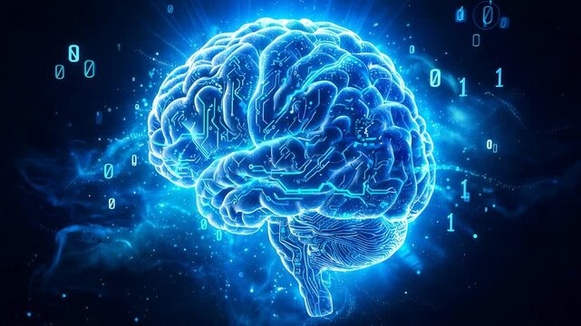 AI Brain Machine Learning Technology 4K 01

