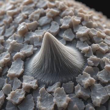 Extreme Macro Shark Skin Denticle Placoid Scale Surface Biomimicry Science