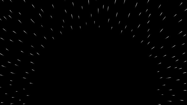漫画で見かける効果 ぱあぁ 黒地に白色 / 
An effect you often see in manga: white on a black background.