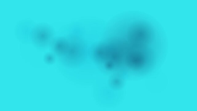 Ink Diffusion Ocean Blue Abstract Motion Background Seamless Loop 4K 080