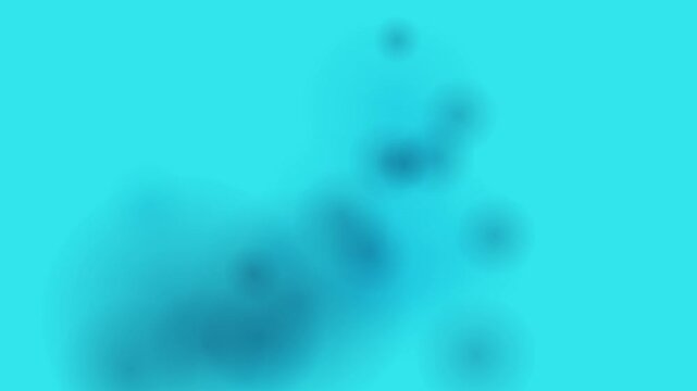 Ink Diffusion Ocean Blue Abstract Motion Background Seamless Loop 4K 099