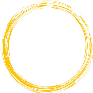 burst scribbled oval graphic