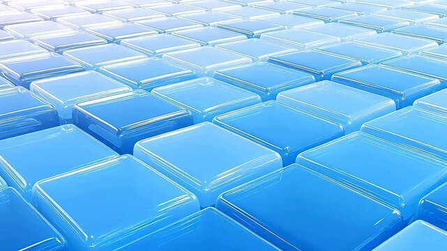 Digital technology white and blue interlaced scene geometry background
