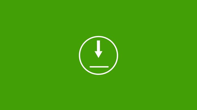 Download symbol arrow pointing down Circle box sign download.