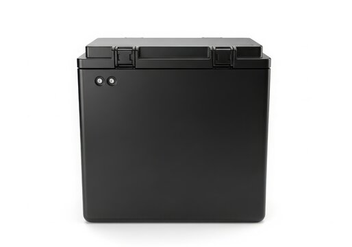 Black rectangular power station battery