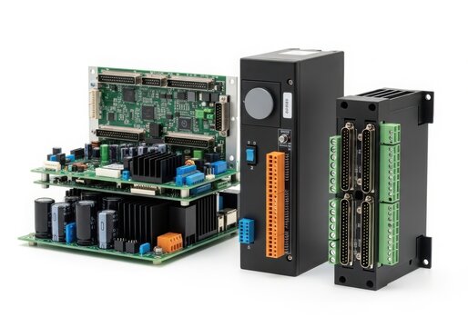 Industrial programmable logic controller with circuit board