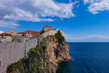 Fototapeta premium Aerial view of Dubrovnik Old Town, Croatia 