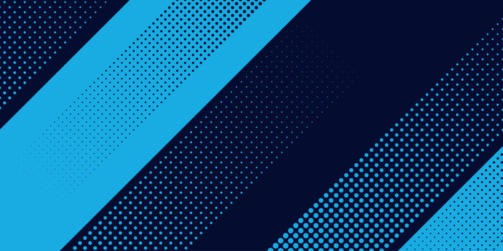 Sporty background with minimalist geometric shapes and diagonal dotted lines. Modern design with trendy halftone dot decoration. Vector illustration EPS. 2