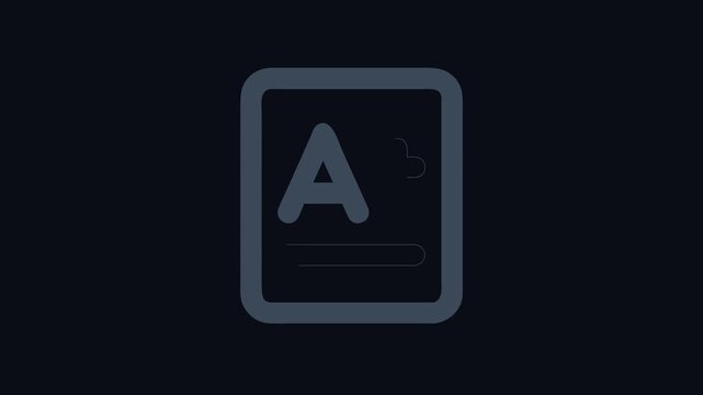 Academic grade A plus symbol on blue sheet graphic