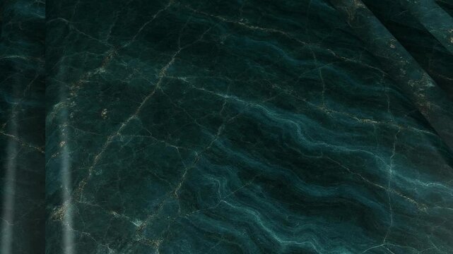 Fascinating Alexandrite tiles rotating to reveal the remarkable color changing properties and unique mineral structures under varying lighting conditions