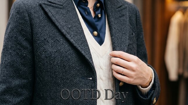Fashionable man, stylish outfit, OOTD, formal wear, menswear