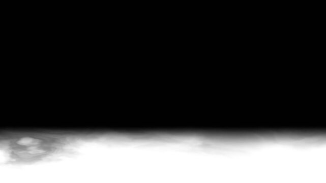 Heavy Dry Ice Spill Floor Collision, Rolling Ground Fog Luma Overlay DCI 4K 60fps