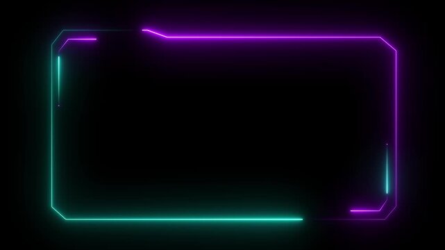 Hud Frame Digital Technology Sci-fi Frame Interface. HUD concept design of frame with brackets, equalizers, data, futuristic elements. overlay template futuristic cyber frame and technology concept..