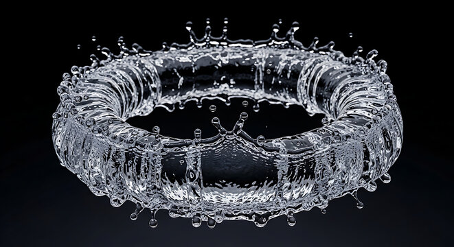 Intricate Crystal Structure Resembling a Bracelet or Futuristic Object