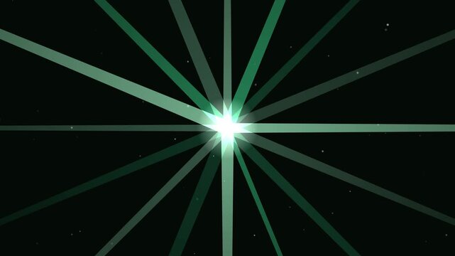 Light Rays Jade Abstract Motion Background Seamless Loop 4K 010