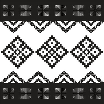 Lao Fabric pattern Design an illustration